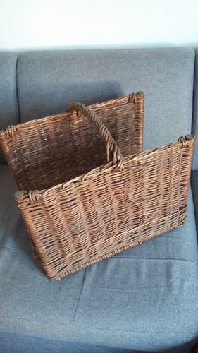 Ancien grand panier - en, osier