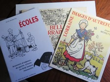 Lot de 2 albums + 1 pochette de gravures en couleur de Jean Morette