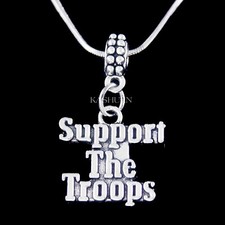 Support The Troupes Militaire Femme Mère Déploiement Armée Porte Collier Cadeaux