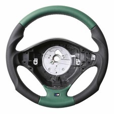 Nouveau revêtement Volant BMW E36 E38 E39 Z3 M Sport Tuning Bicolour vert  45016