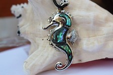 P118 coquille nacre perles bijoux pendentif collier avec cordon collier chaîne