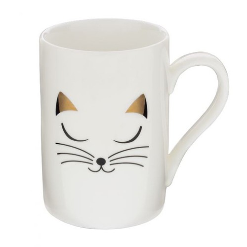 Mug pylones chat blanc - chat,