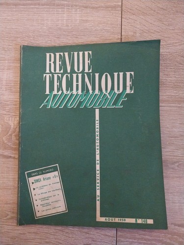 Revue technique simca ariane - technique,