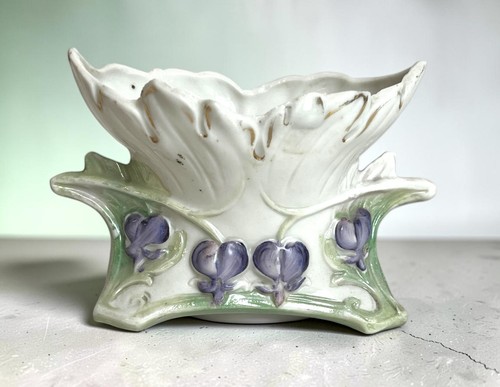 Art nouveau petit vase - art,