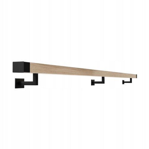 Main courante led bois avec - main,