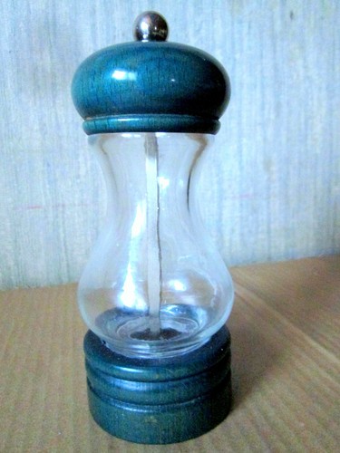 Moulin poivre verre bois - à,