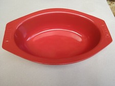 Grand plat au four à rôti poulet gratin en céramique terre cuite émaillée grès