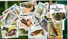 Lot  50 timbres thematique "