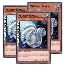 3x WHITE MORAY EEL • (White Moray) • Common • BLC1 IT051 • 1Ed • Yugioh! ANDYCARDS