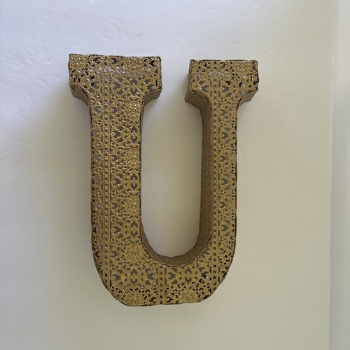 Letter wall decor - letter, metal