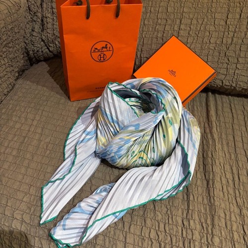 Foulard vintage soie hermes - soie,