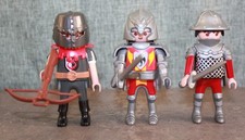 Playmobil Lot de 3 chevaliers