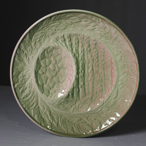 Ancienne assiette asperges - ancienne,