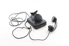 Ancien Téléphone Bakélite W38 Vintage Wählscheibentelefon Schwarz