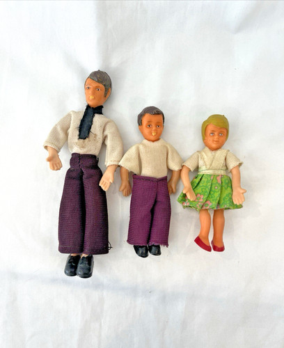 Vintage lundby dollhouse dolls - vintage,