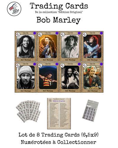 Bob marley lot cartes - bob,