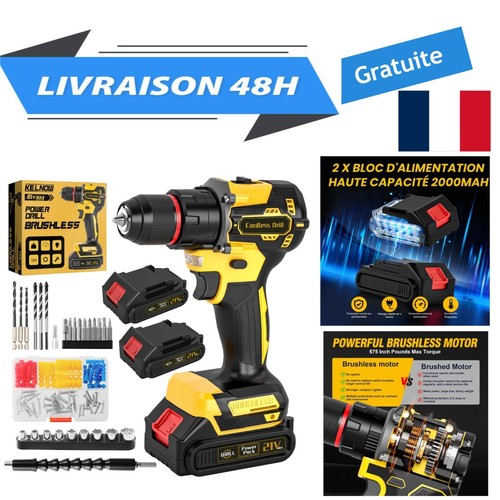 Perceuse visseuse sans - perceuse, 21v