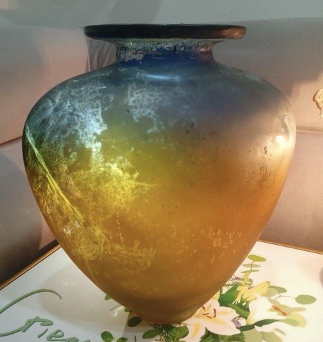 Grand vase art - en, verre