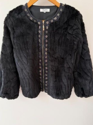 Veste fausse fourrure femme