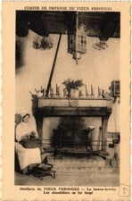 Old postcard PEROUGES turner-broche - forged iron candlesticks (1351352)