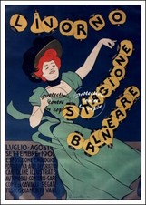 LIVORNO CAPPIELLO - POSTER HQ 50x70cm d'une AFFICHE VINTAGE