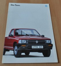 1994 Volkswagen Taro Pickup Truck Brochure Prospekt Damage
