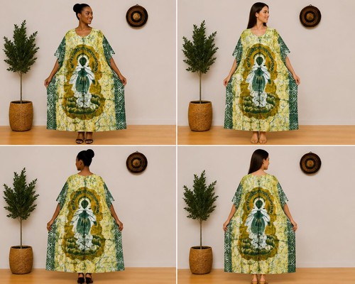 Boubou femme batik wax - batik,