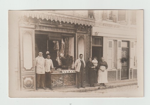 Carte photo boucherie - .,
