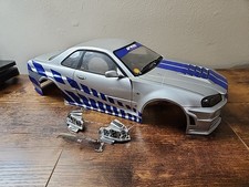 TAMIYA NISSAN SKYLINE NISMO R34 GT-R Z-tune RC Body Paul Walker Custom Drift