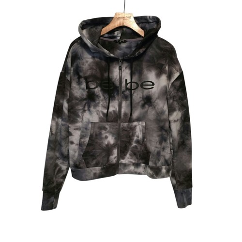 Bebe sport hoodie black gray - bebe,