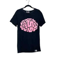Cranium black pink graphic short sleeves t shirt size M