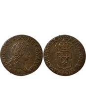 France Louis XV - Liard, au