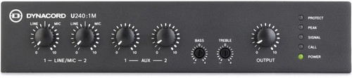 Dynacord u240 240 watt - u240:1m, 240-watt