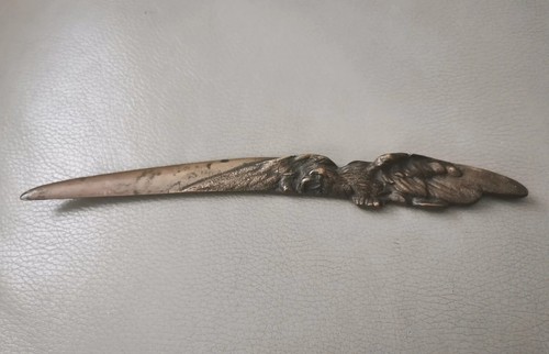 Coupe papier bronze aigle - bronze,