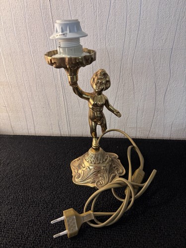 Lampe ange métal doré 22 - ange, h: