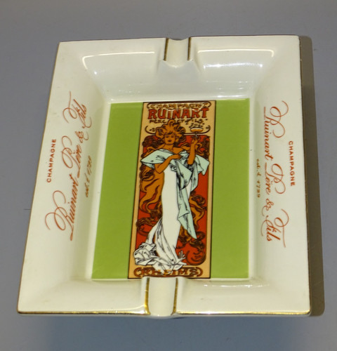 Cendrier champagne ruinart - -cendrier,
