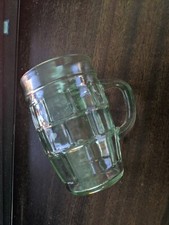 Barrel Stein Glass Beer Mug