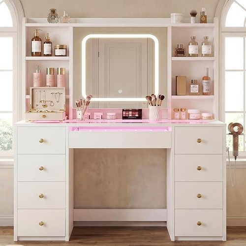 Coiffeuse miroir led - miroir, 60000