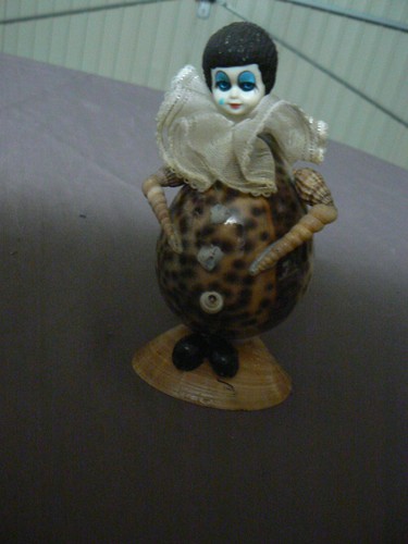 Ancien clown coquillage - clown, en