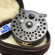 Orvis CFO 123 Fly Fishing Reel. Hardy-Built. Made in England. W/ Pouch.