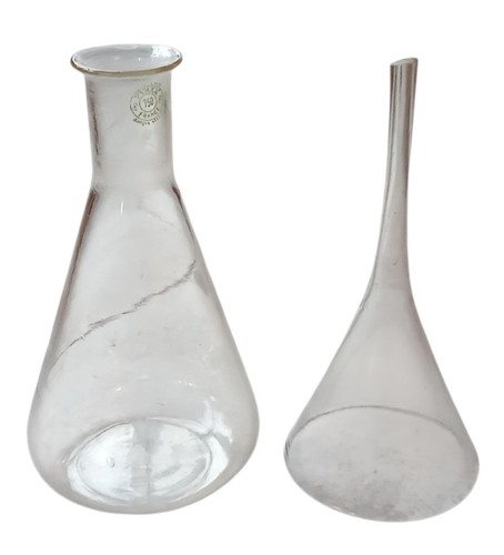 Ancien flacon fiole - , pyrex