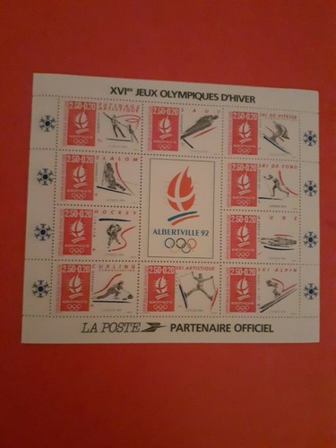 Bloc feuillet 1992 jeux - 1992, n°14