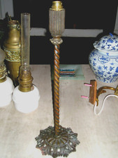 LARGE ANTIQUE TORCH - 19th century - LIVING ROOM - LIGHTING - CANDLE HOLDER