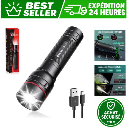 Lampe torche led - torche, rechargeable