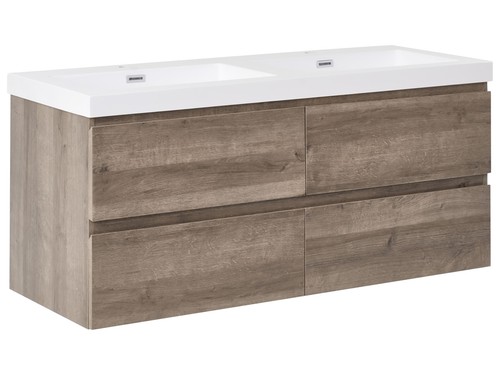 Meuble double vasque mural - double,