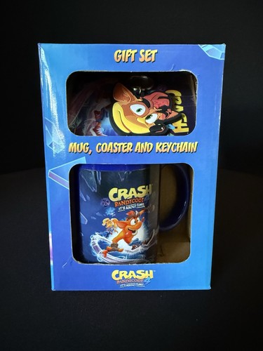 Mug porte clé - crash, bandicoot