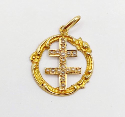 Pendentif croix lorraine - croix,