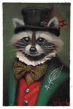 Raton laveur en costume