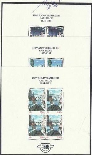 1985 belgium cob trbl1n 3f - belgium,