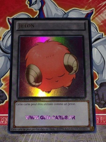 Carte jeton bouc - yu,
